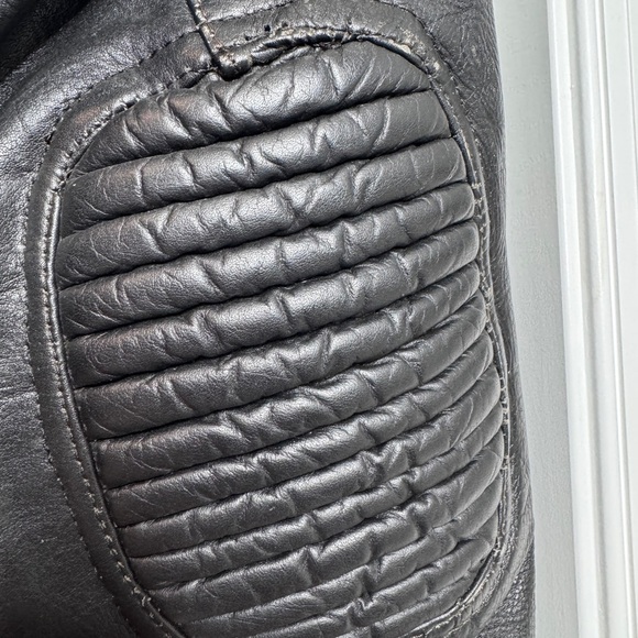 Vintage Leather Protech Apparel Motorcycle Jacket Sz 44 - Picture 8 of 13